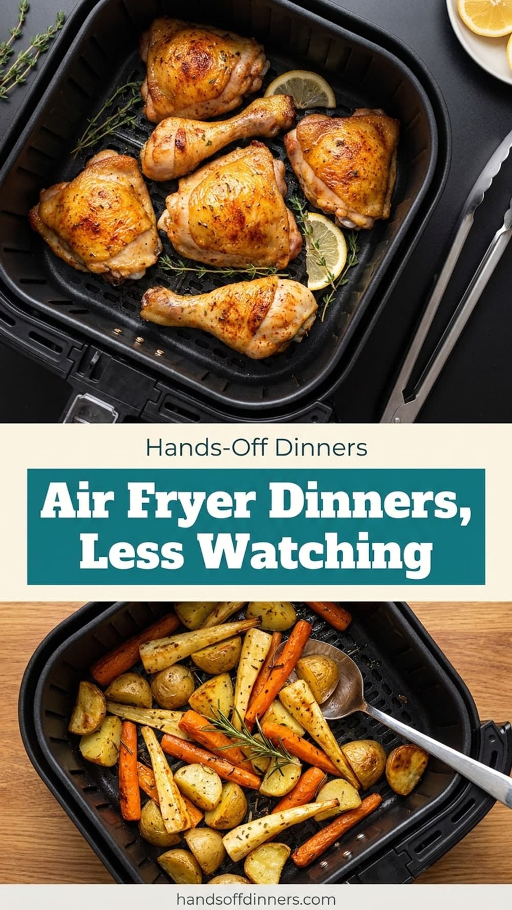 Air Fryer Dinners, Less Watching