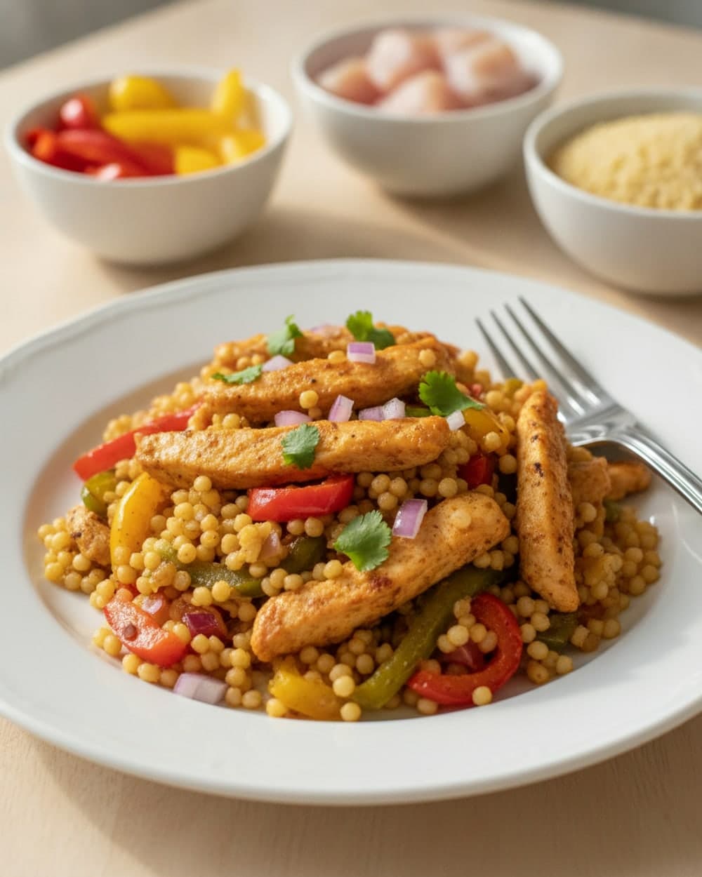 Chicken Fajita Couscous