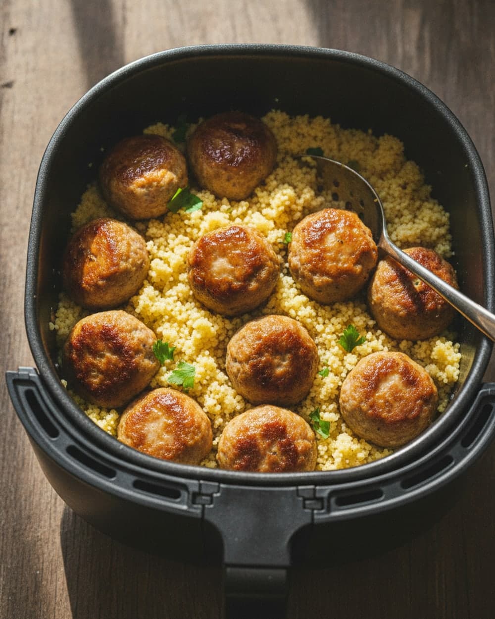 Turkey Meatball Couscous Bowls