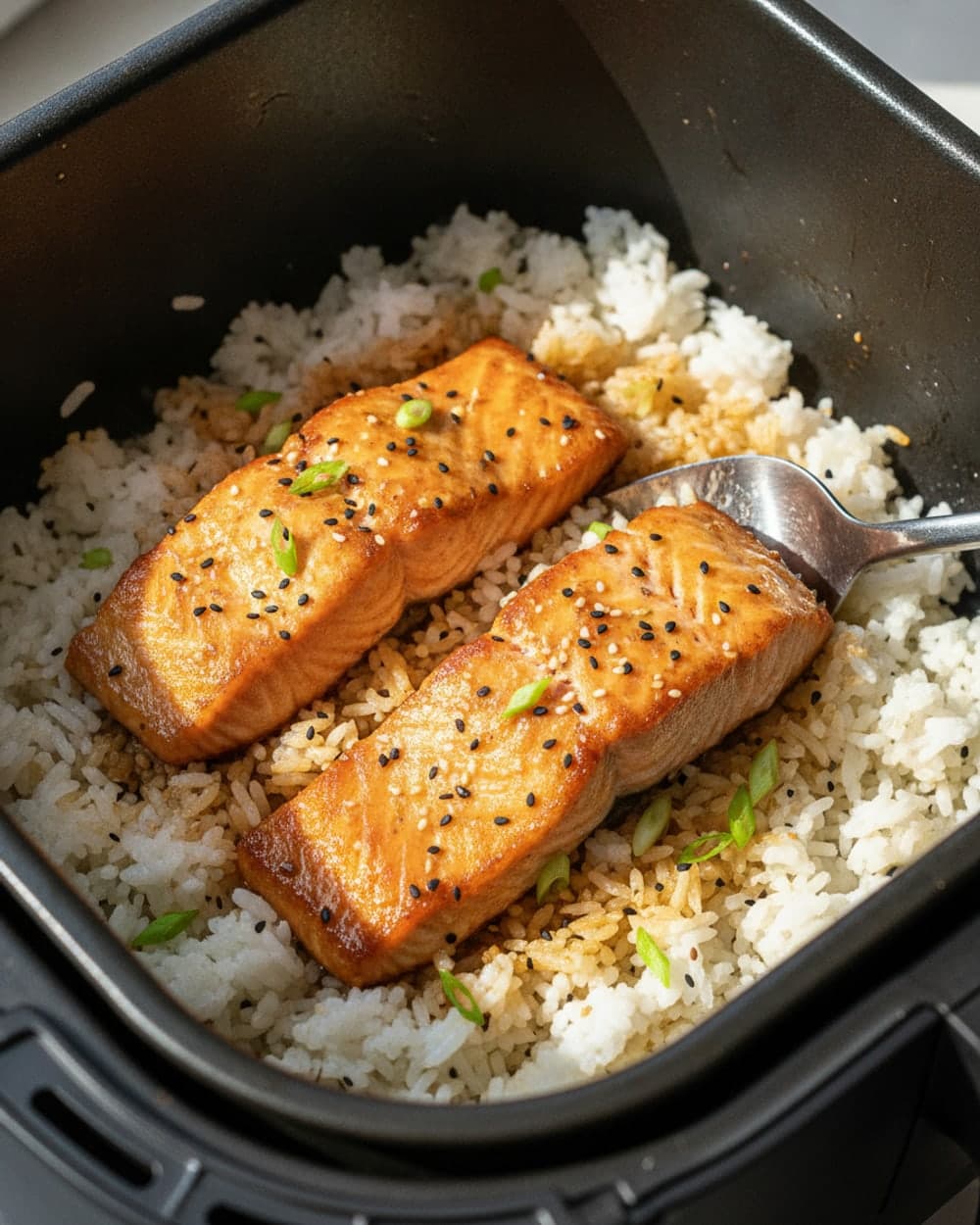 Miso Salmon Rice Bowls
