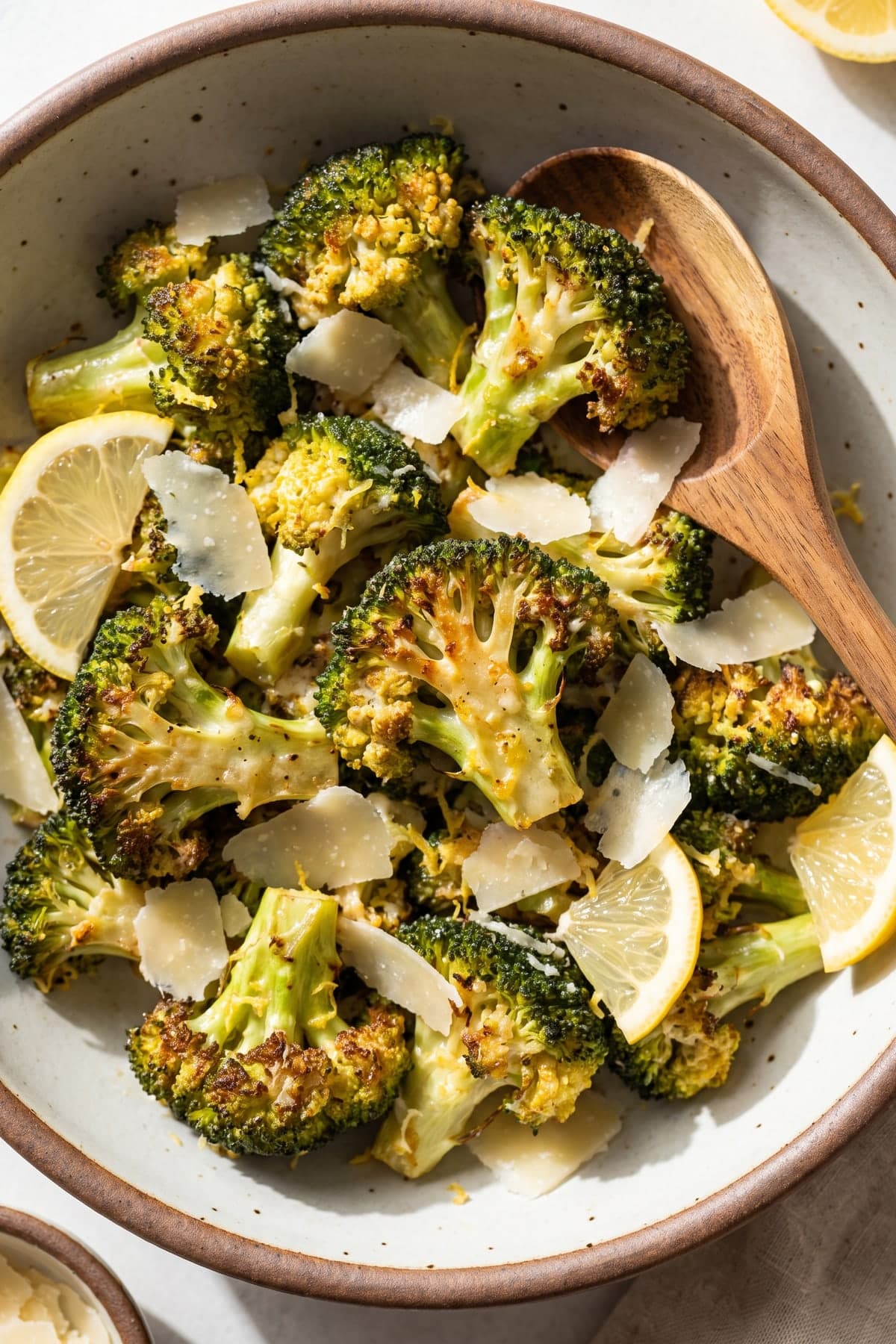 Air Fryer Broccoli Recipes with Lemon Parmesan