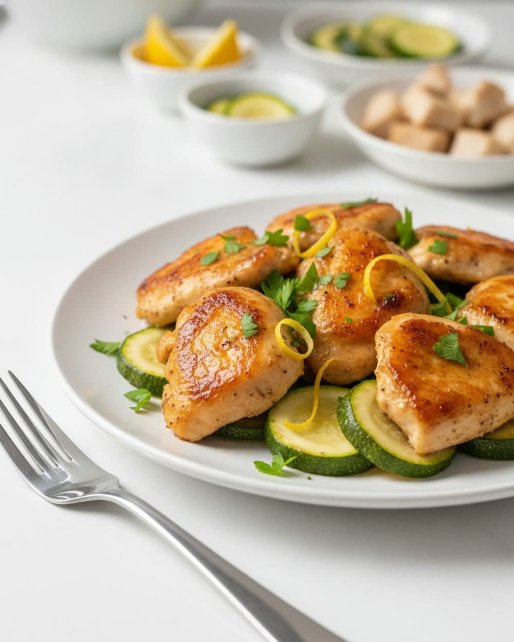 Lemon Chicken and Zucchini