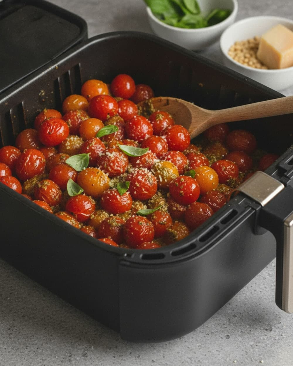 Pesto Tomatoes or Green Beans