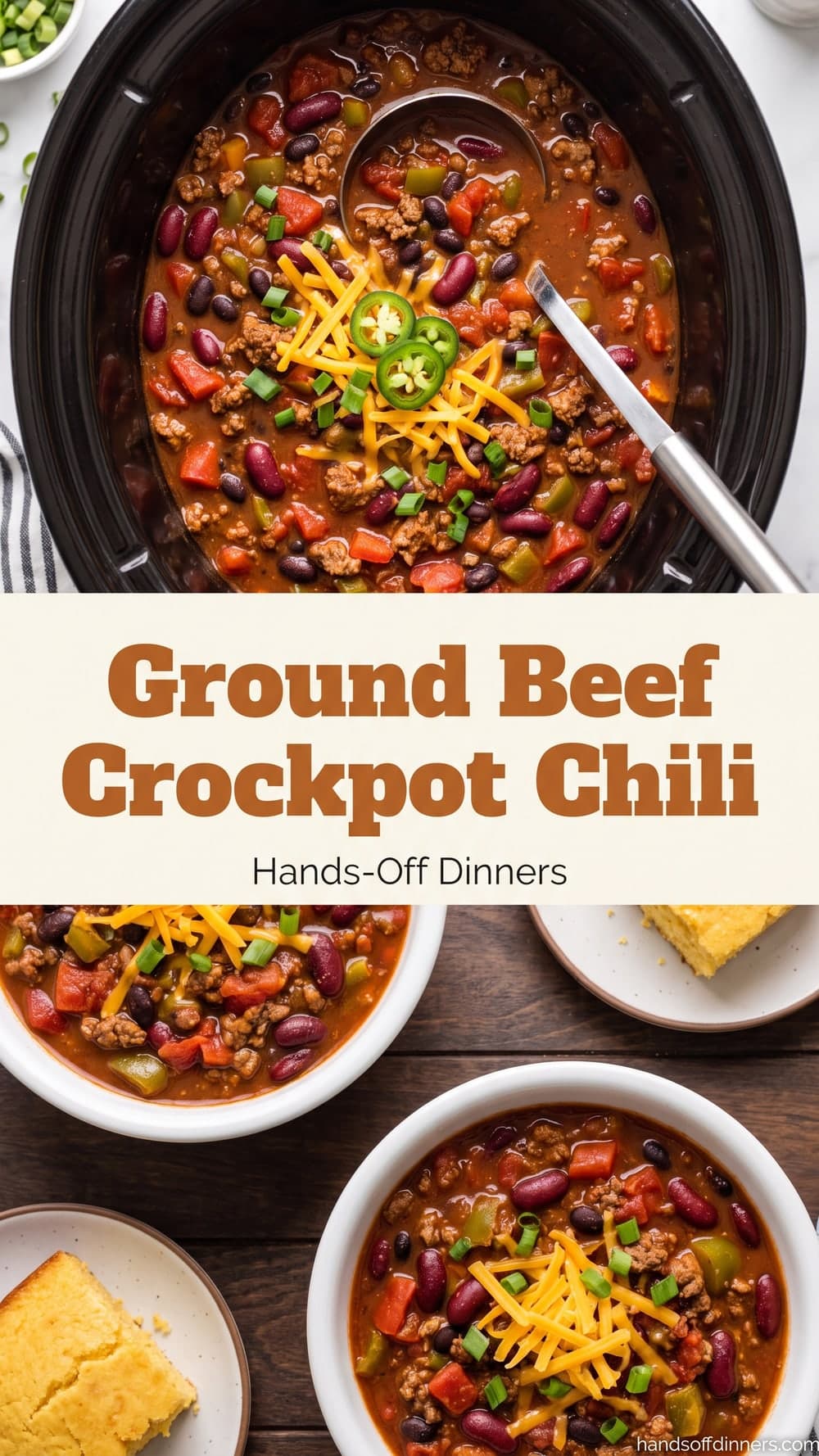 Ground Beef Crockpot Chili