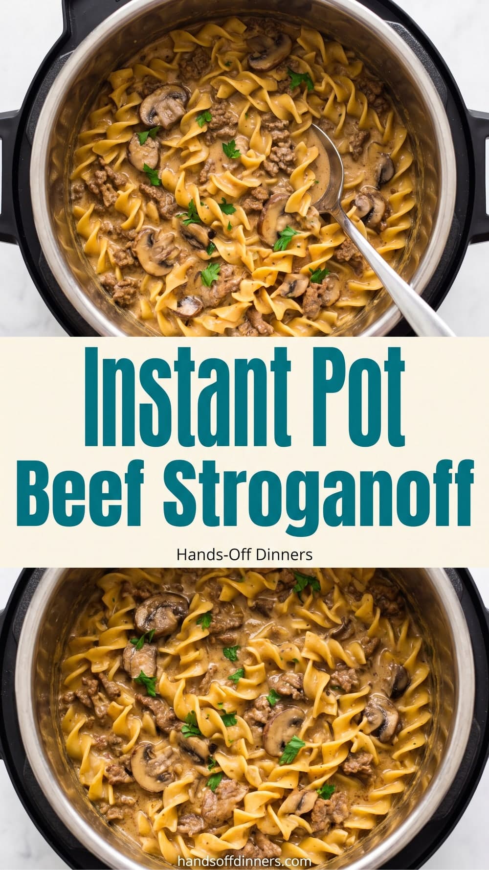 Instant Pot Beef Stroganoff