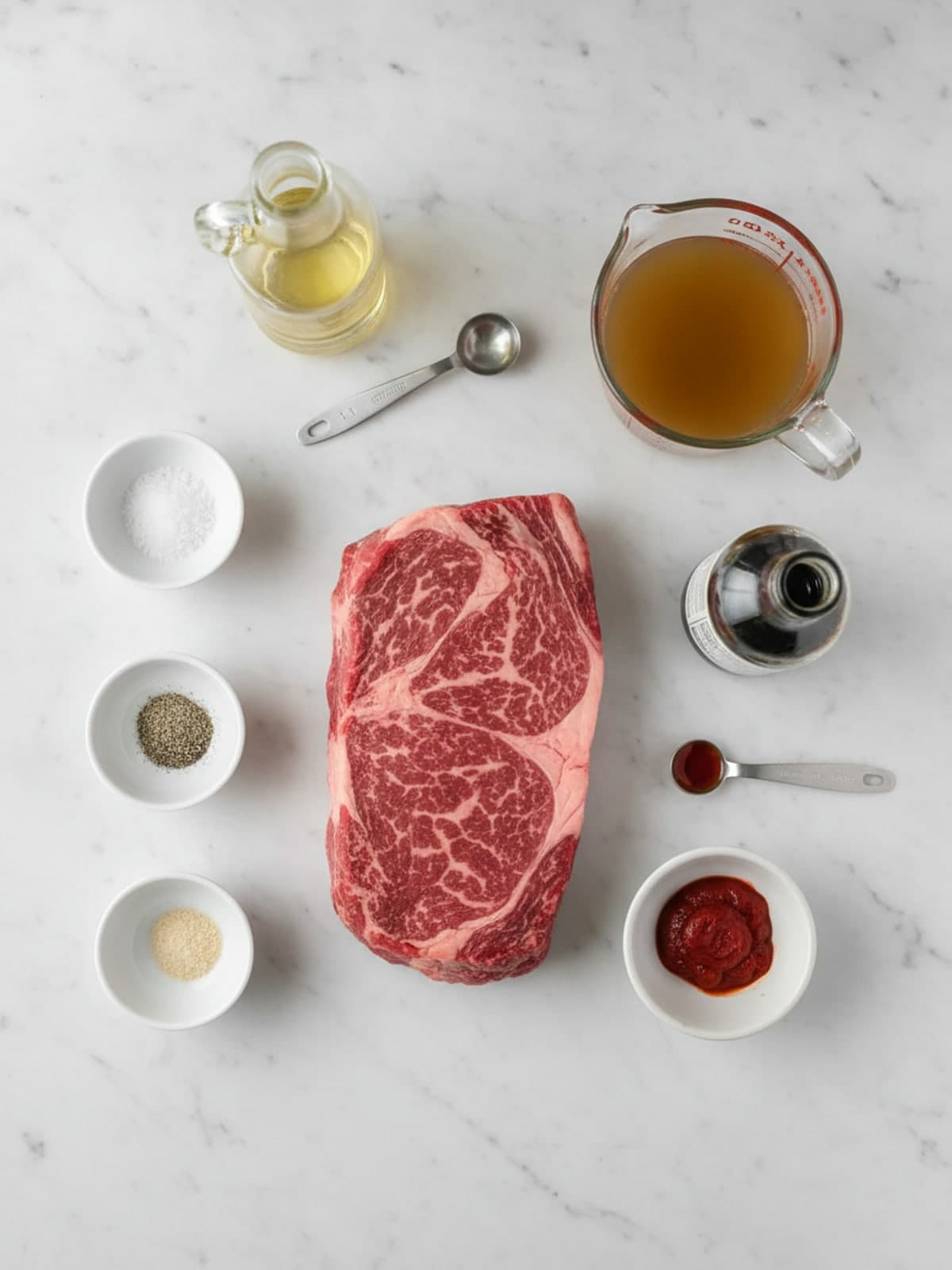 Ingredients for Juicy Instant Pot Chuck Roast