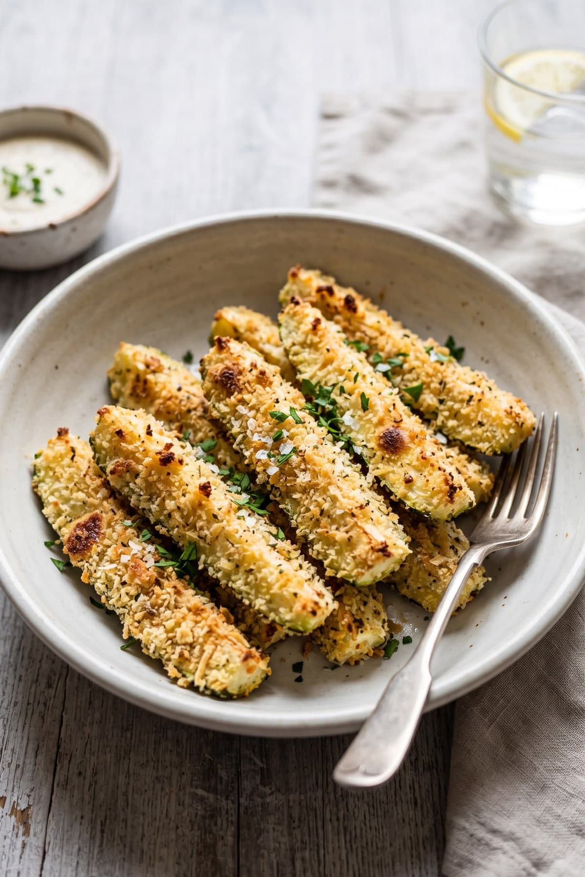 Zucchini Air Fryer Recipes: Parmesan Spears