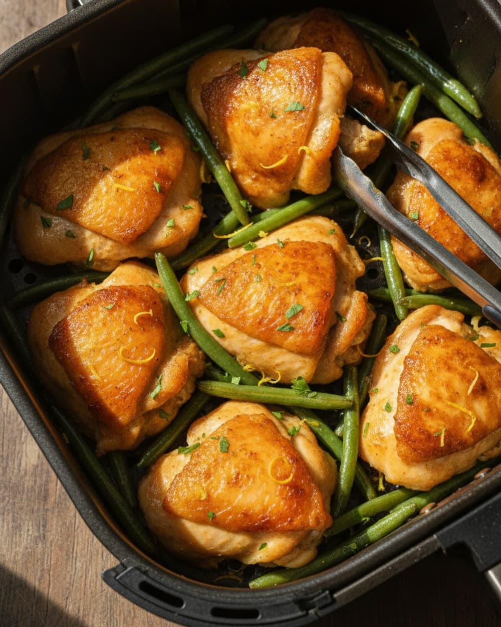 Lemon Chicken and Beans