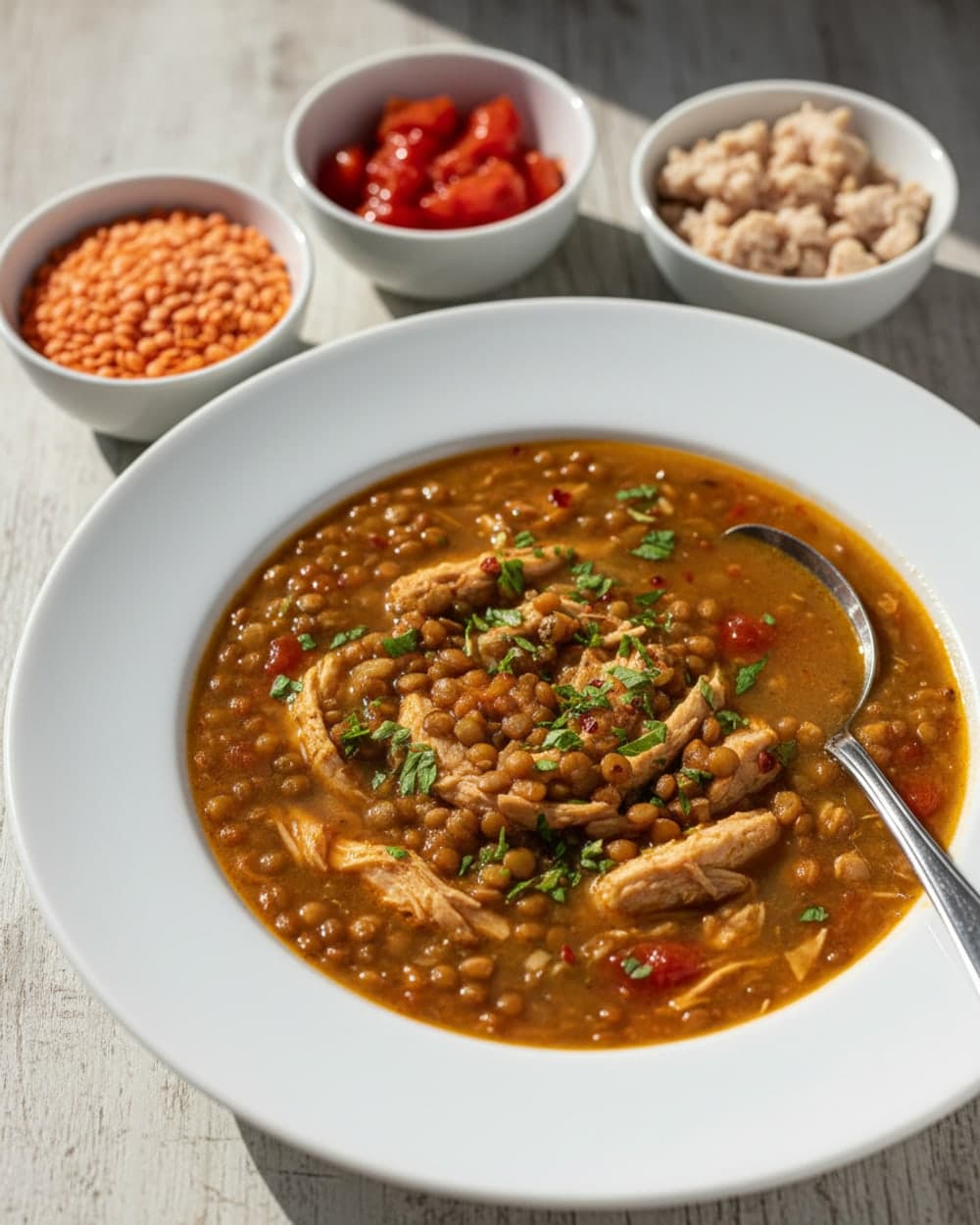 Turkey Lentil Tomato Soup