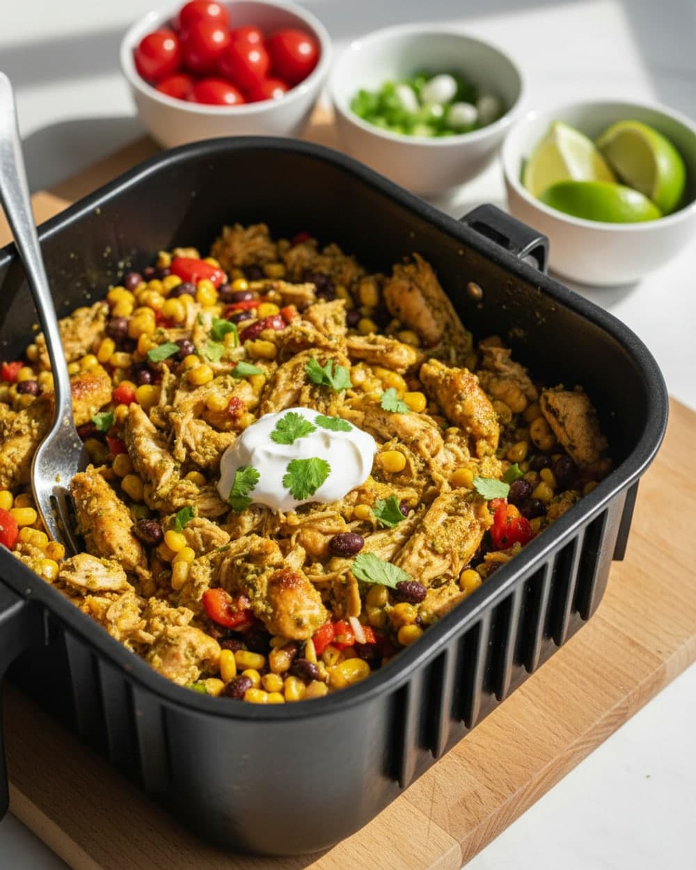 Salsa Verde Chicken Bowls