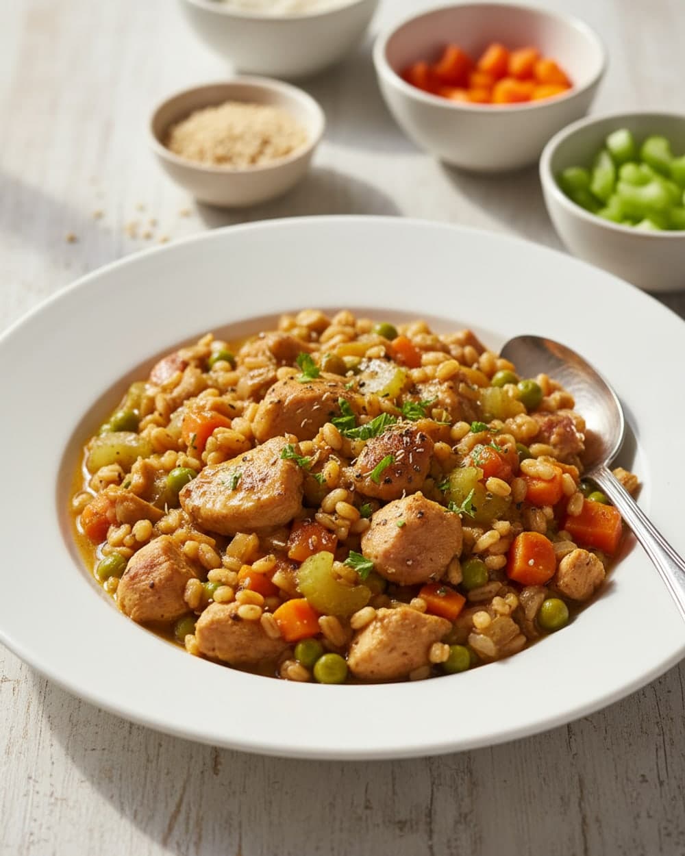 Chicken Barley Vegetable Stew
