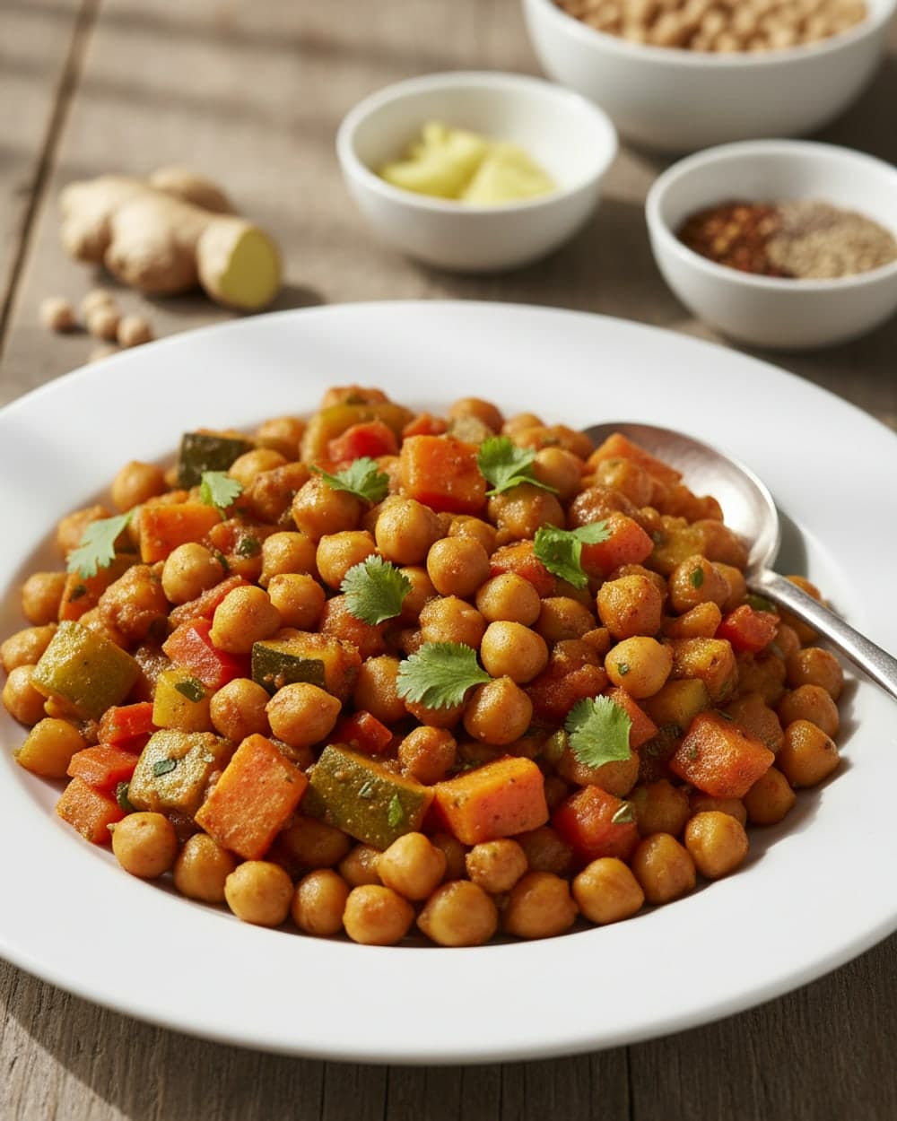 Moroccan Chickpea Vegetable Stew