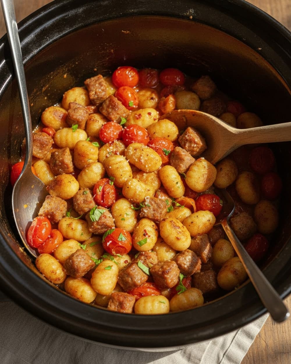 Sausage Gnocchi With Tomatoes
