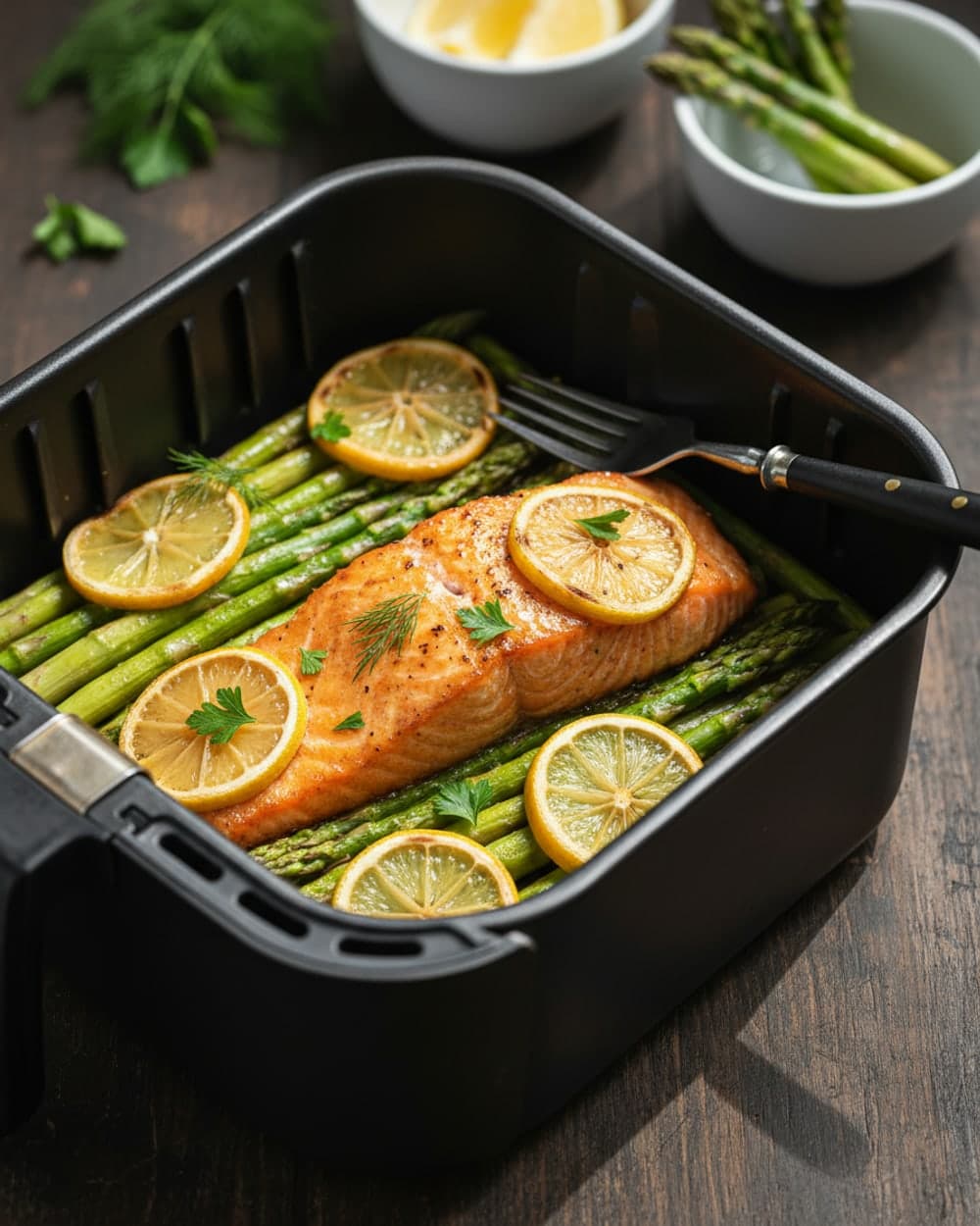 Lemon Salmon With Asparagus