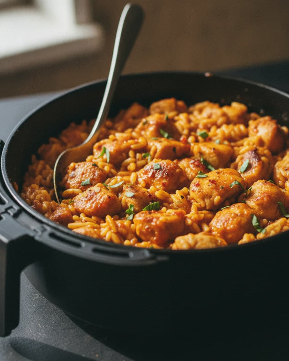 Italian Chicken Orzo Skillet