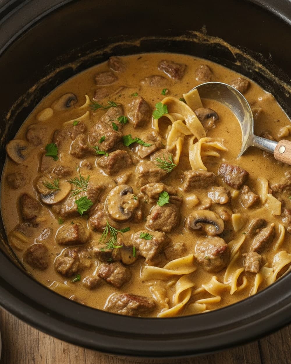 Beef and Mushroom Stroganoff