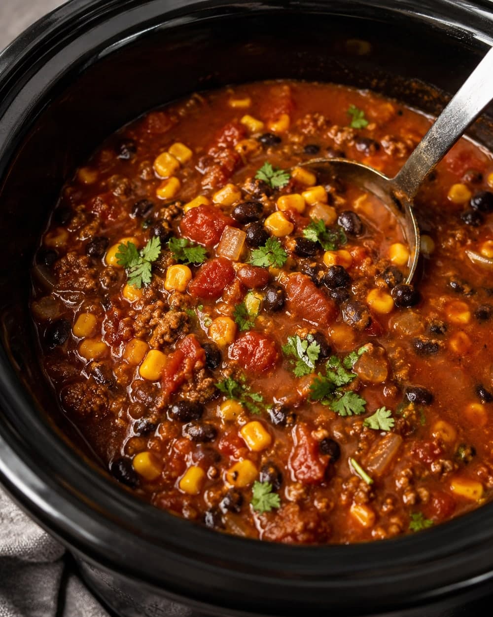 Black Bean Taco Soup