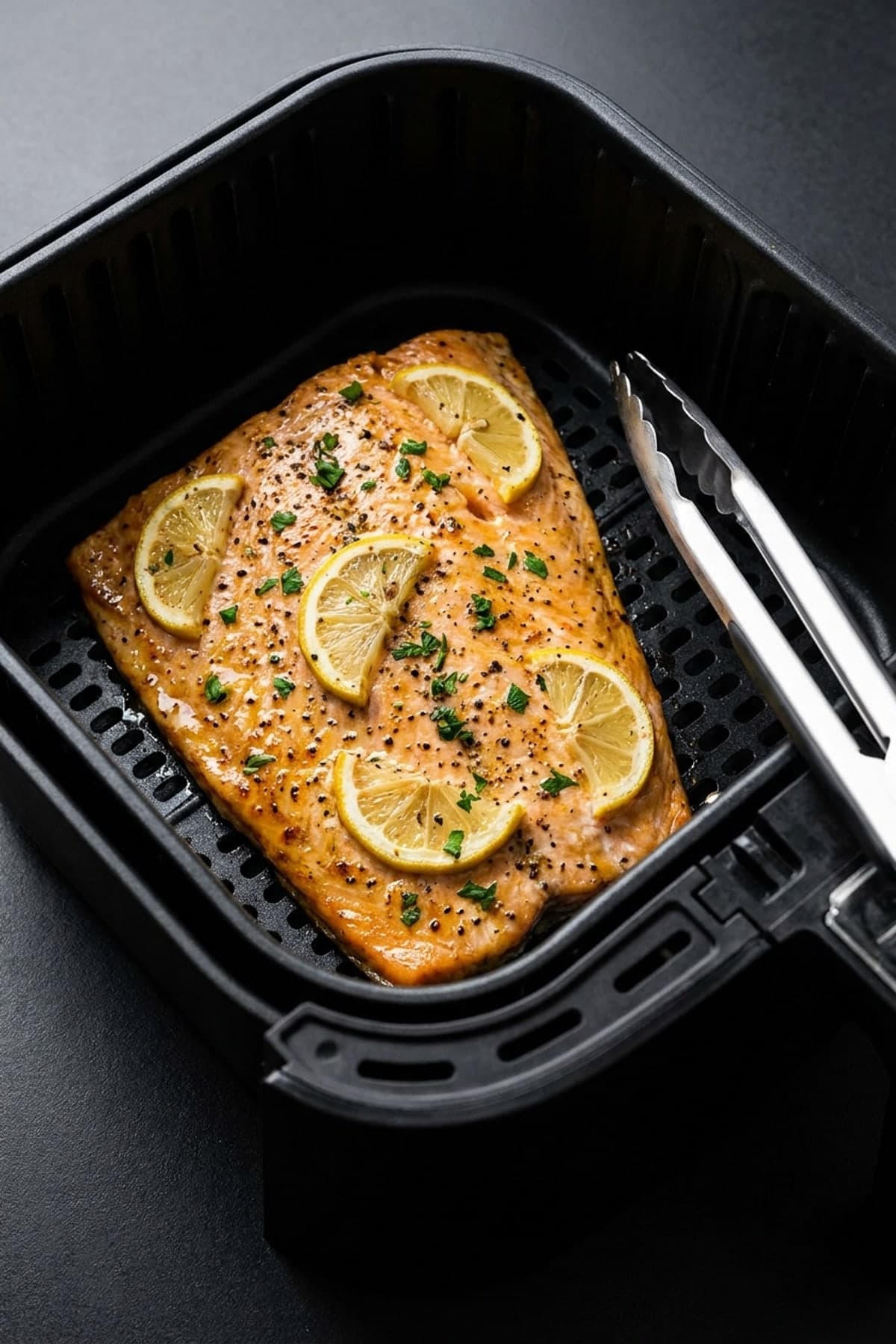 Air Fryer Lemon Pepper Salmon