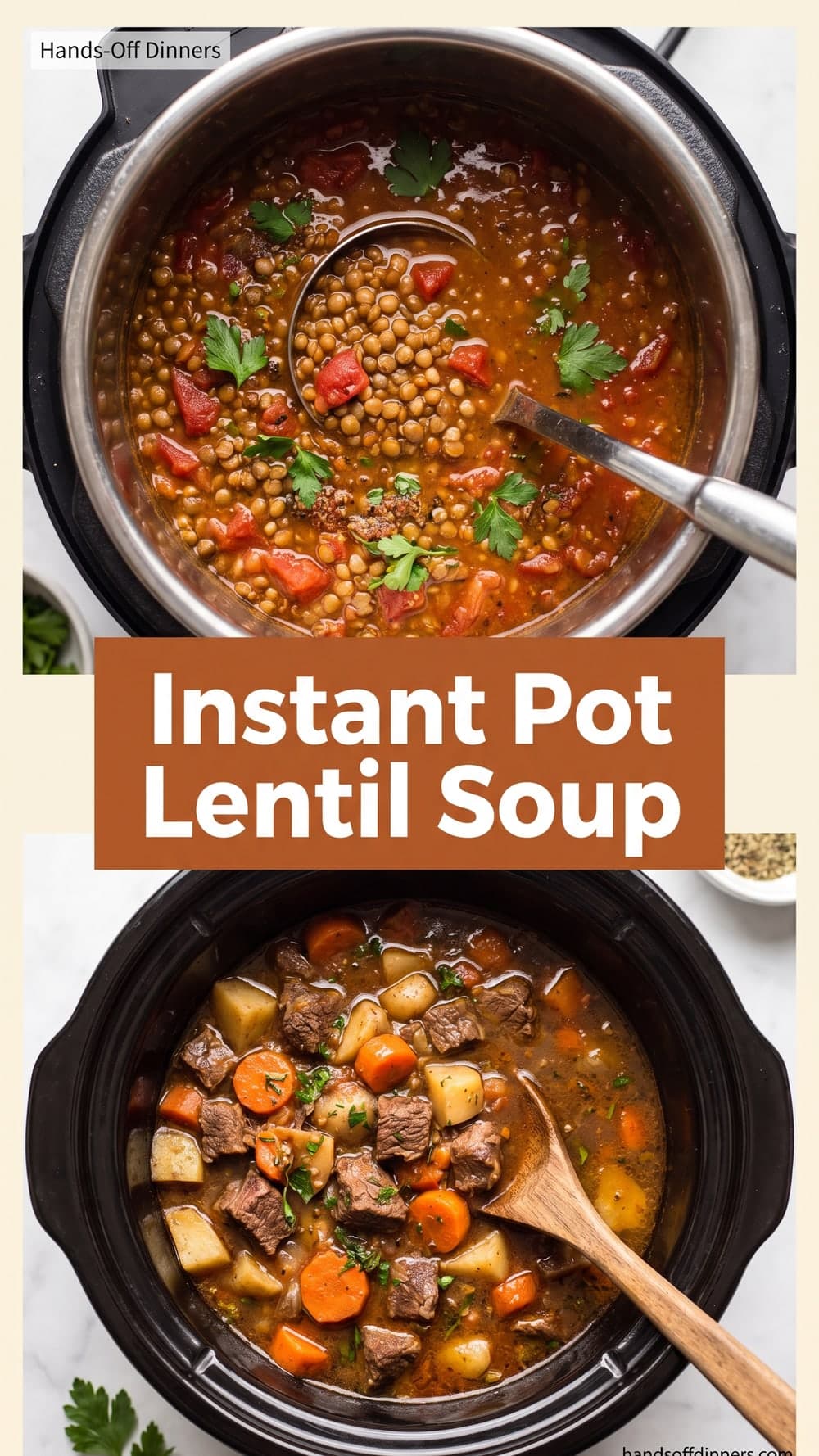 Instant Pot Lentil Soup