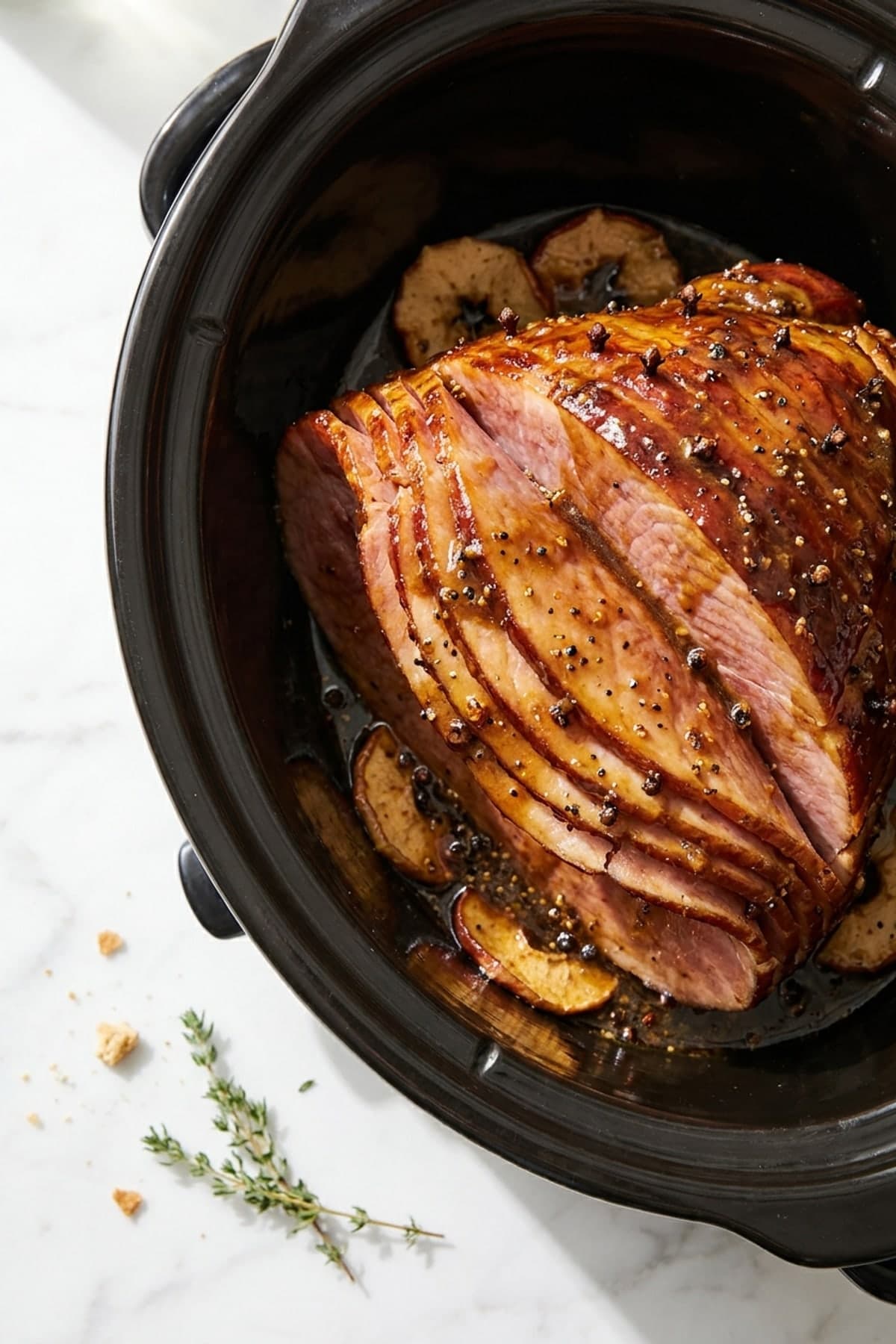 Crockpot Maple Mustard Ham