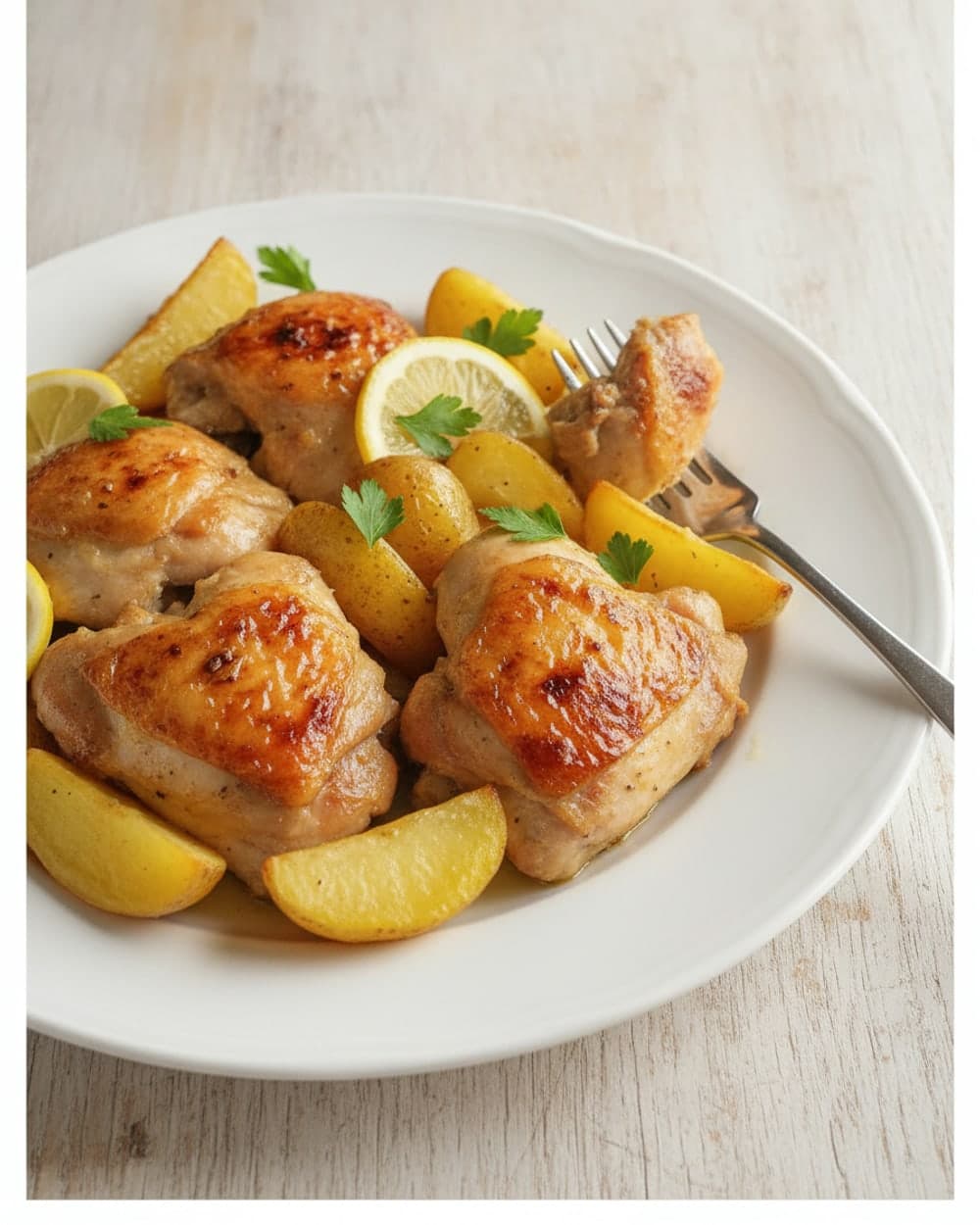 Lemon Chicken With Potatoes