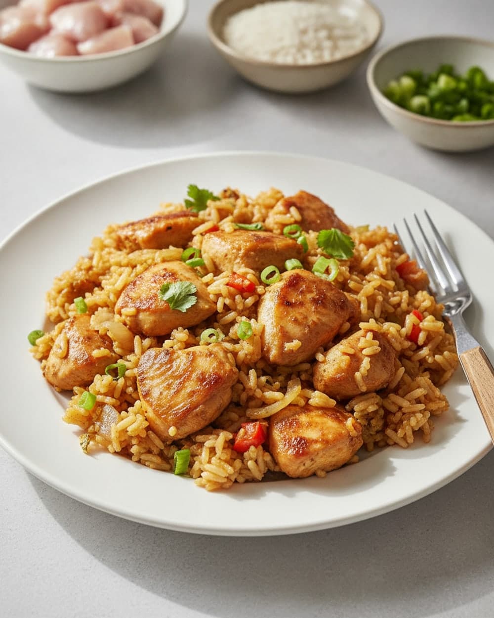 Chicken Rice Skillet