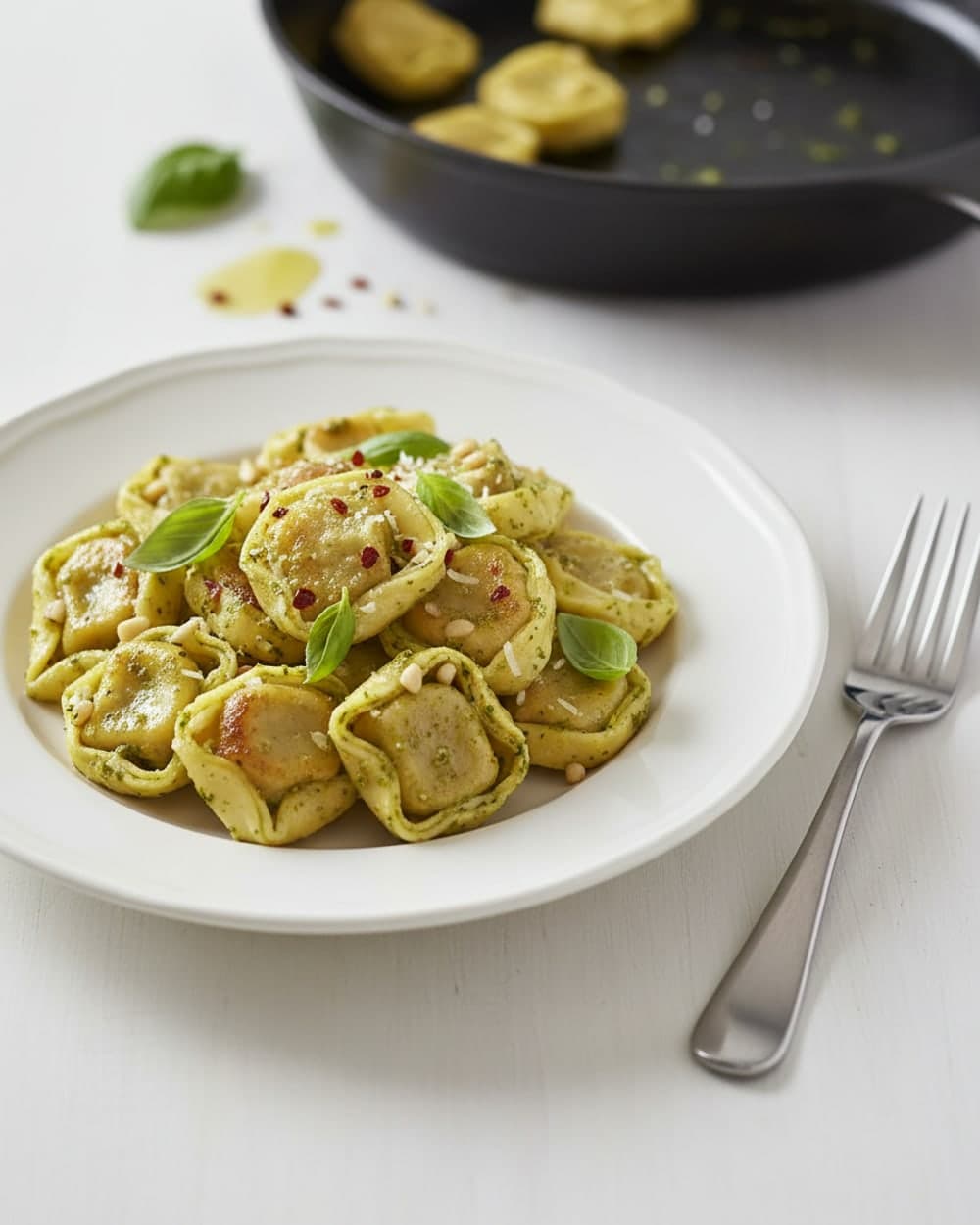 Pesto Tortellini Skillet