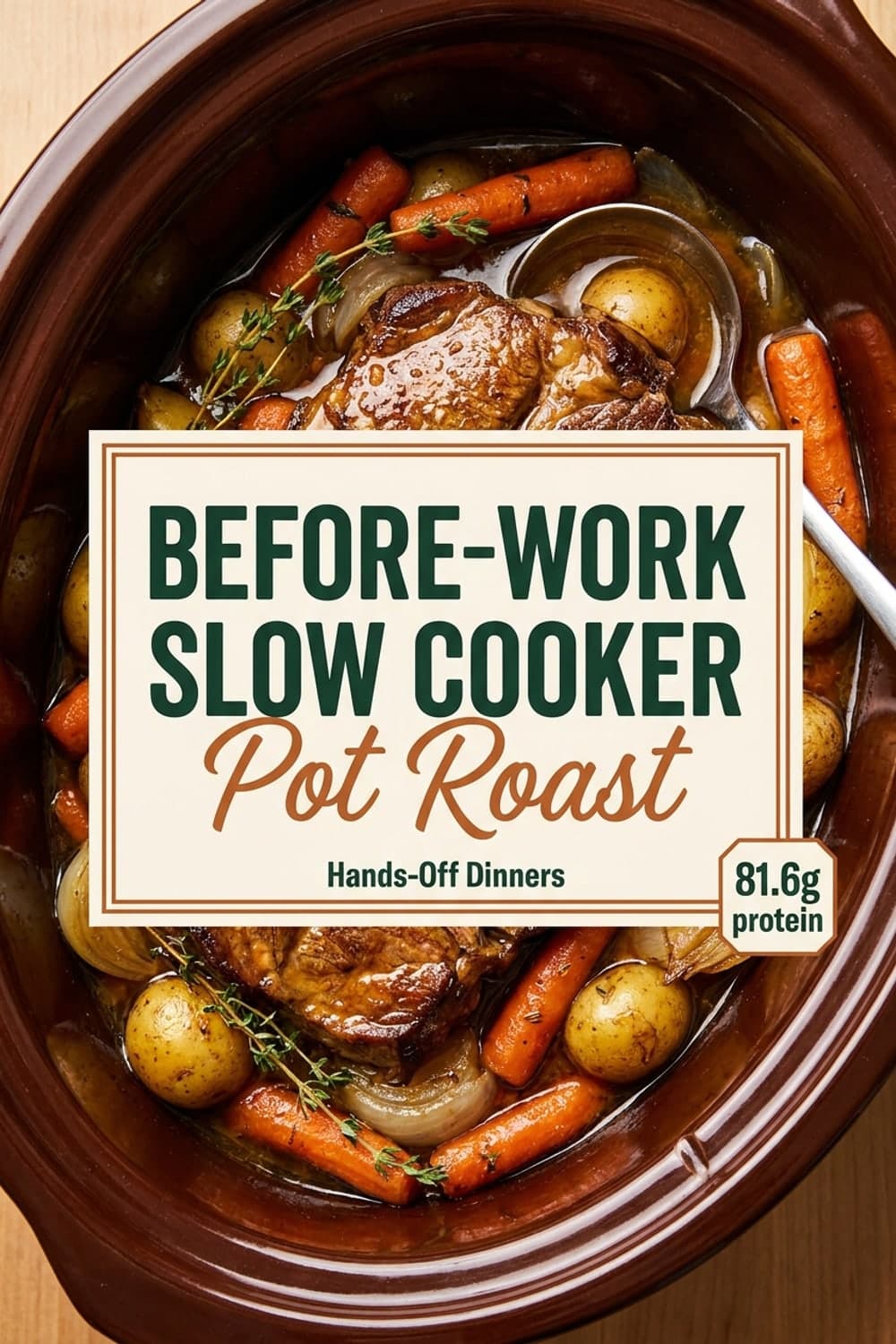 Before-Work Slow Cooker Pot Roast