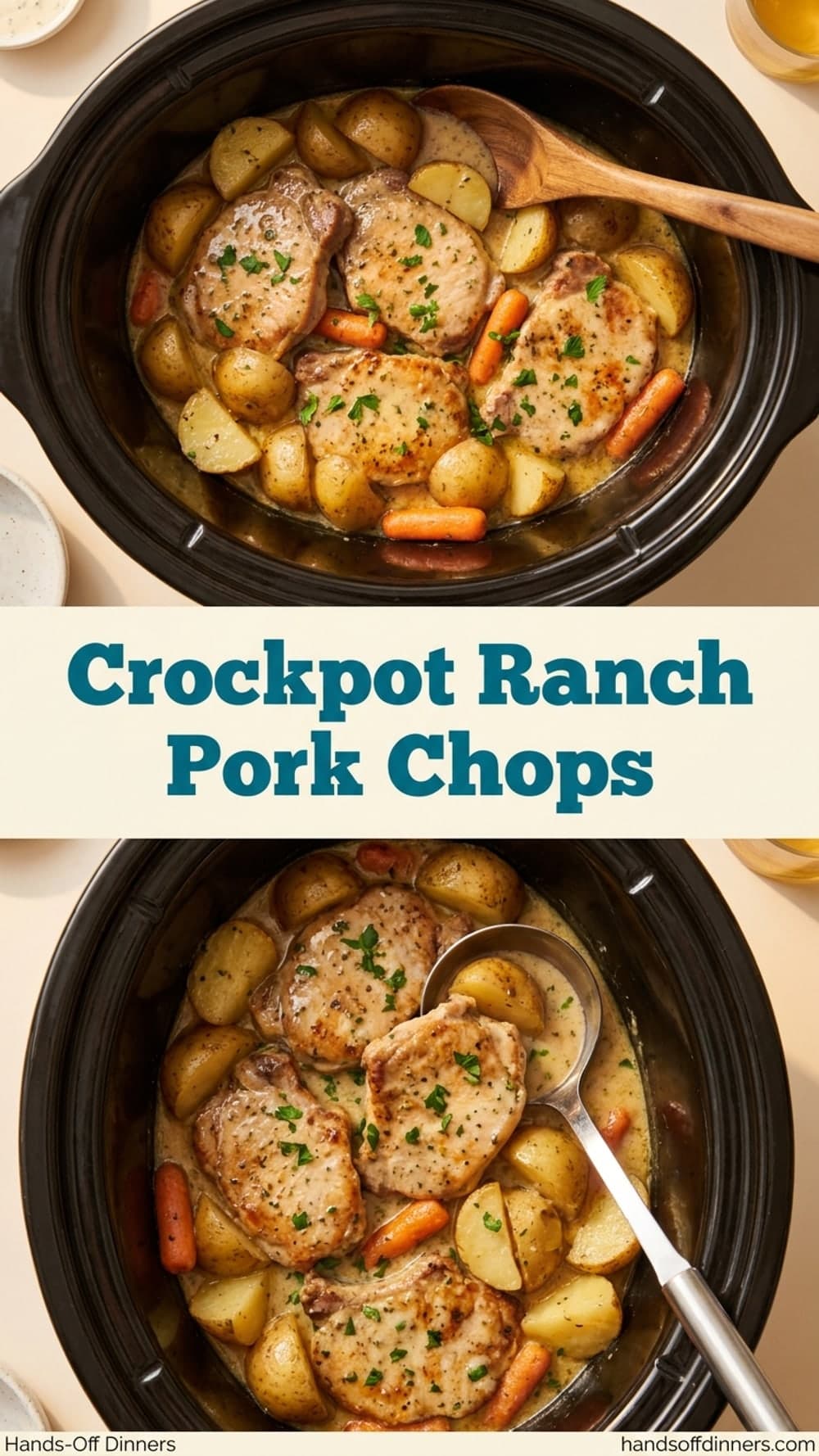Crockpot Ranch Pork Chops