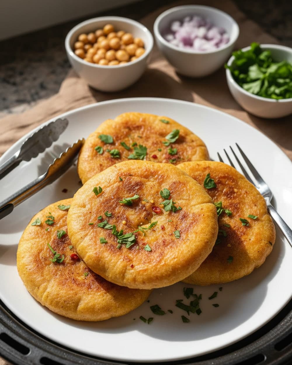 Chickpea Pitas