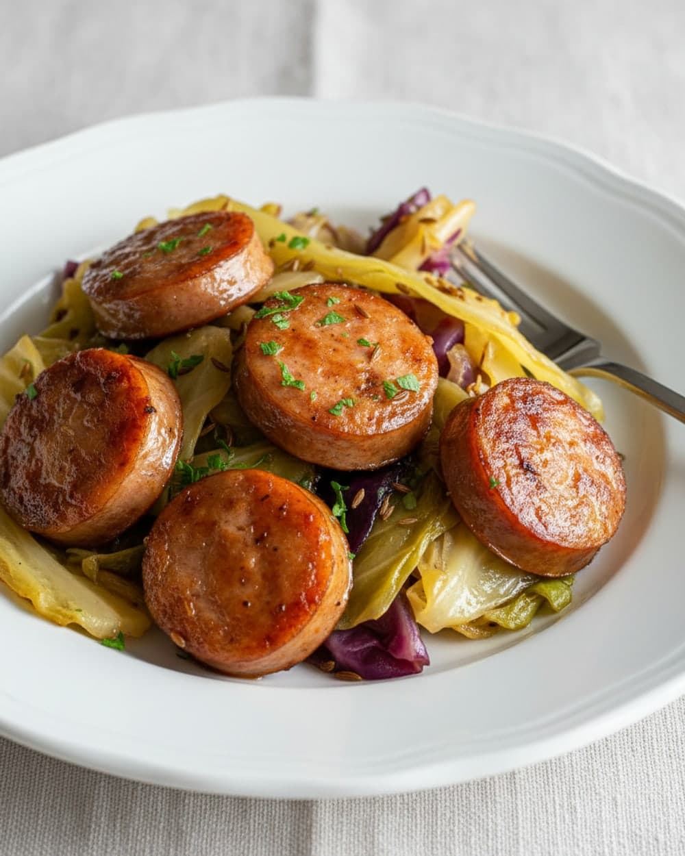 Kielbasa Cabbage