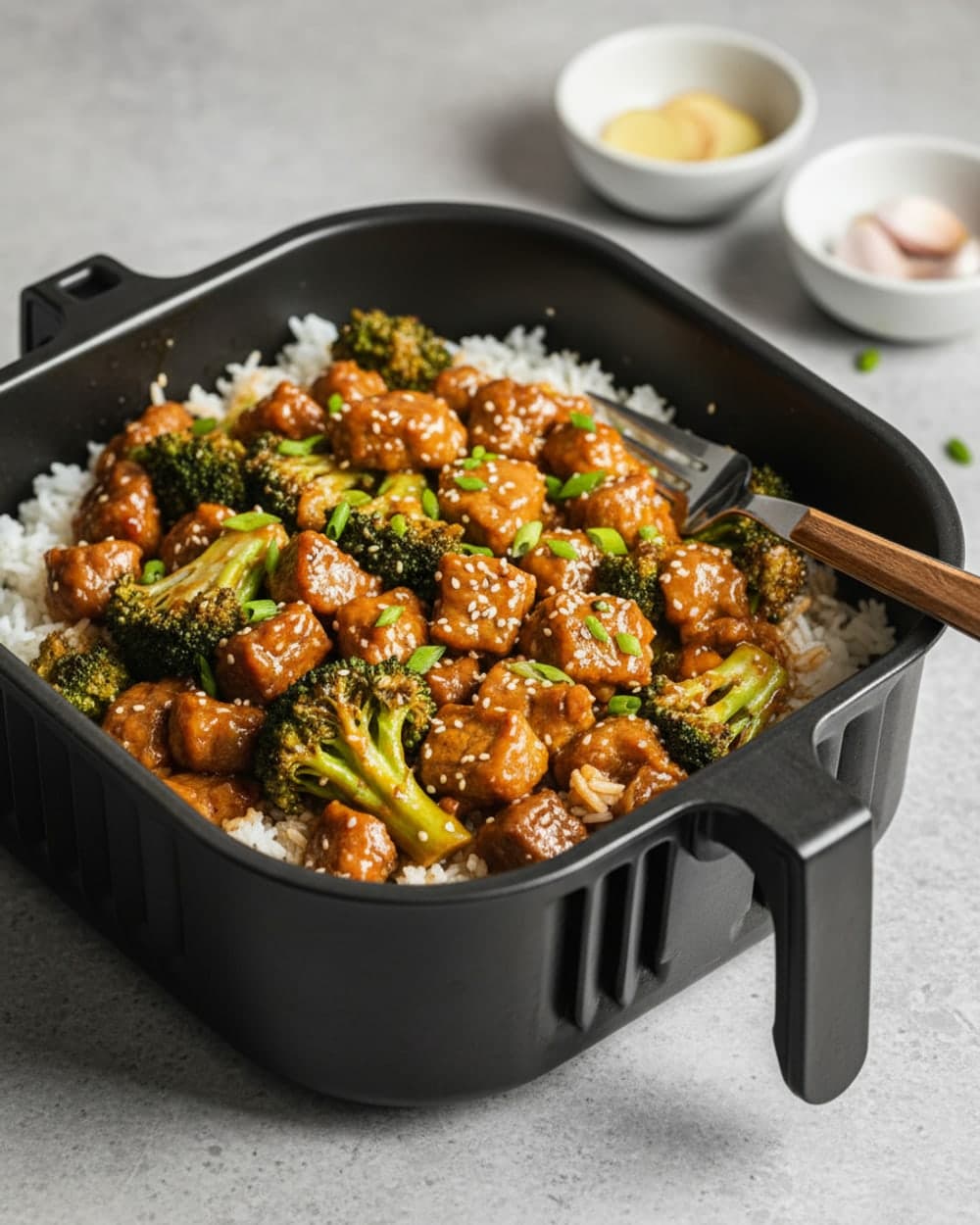 Beef Broccoli Rice Bowls