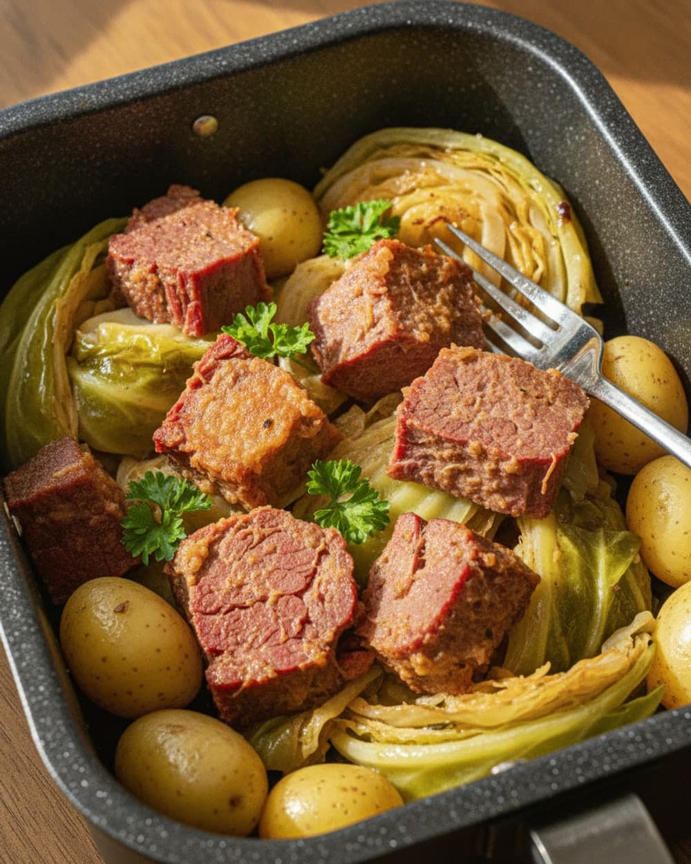 Corned Beef Cabbage Dinner