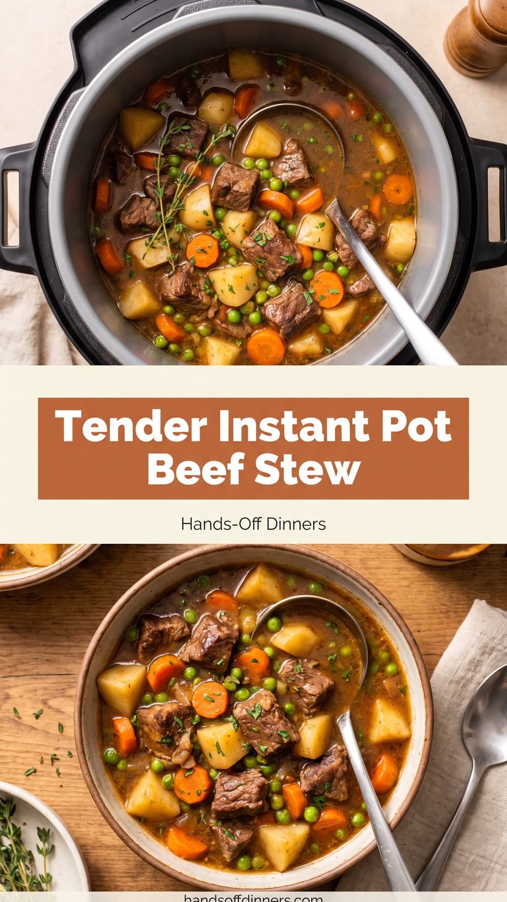 Tender Instant Pot Beef Stew